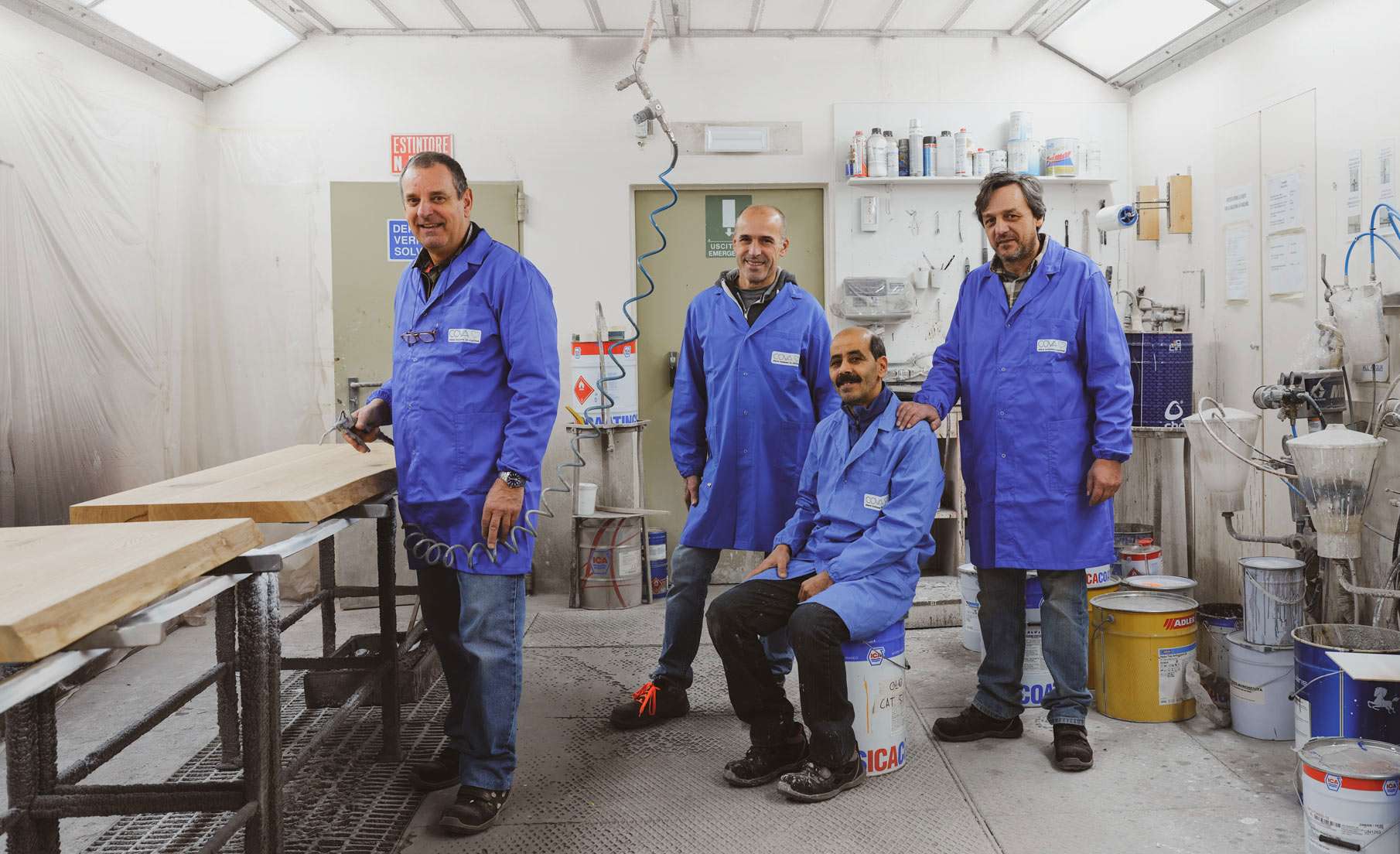 Cova_produzione_verniciatura